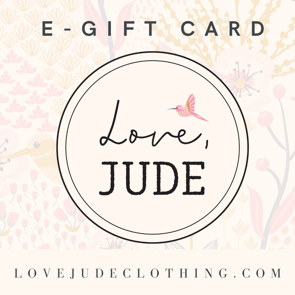 Love, JUDE E-Gift Card