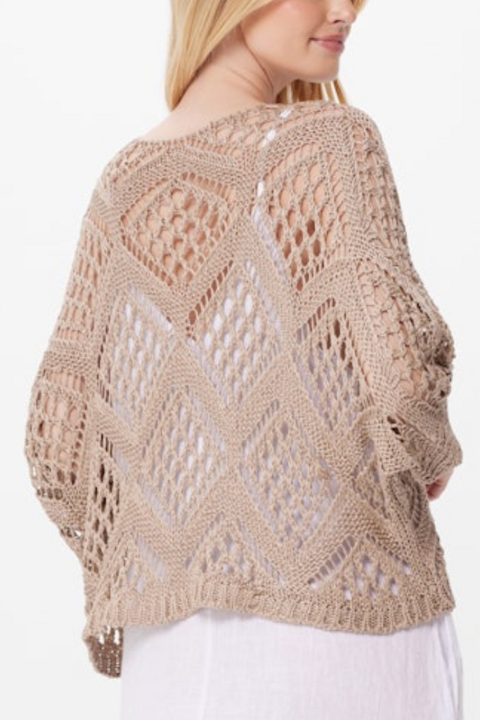 Lottie Crochet Batwing Sweater