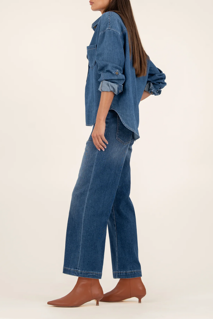 Meg High Rise Wide Leg / Dark Wash