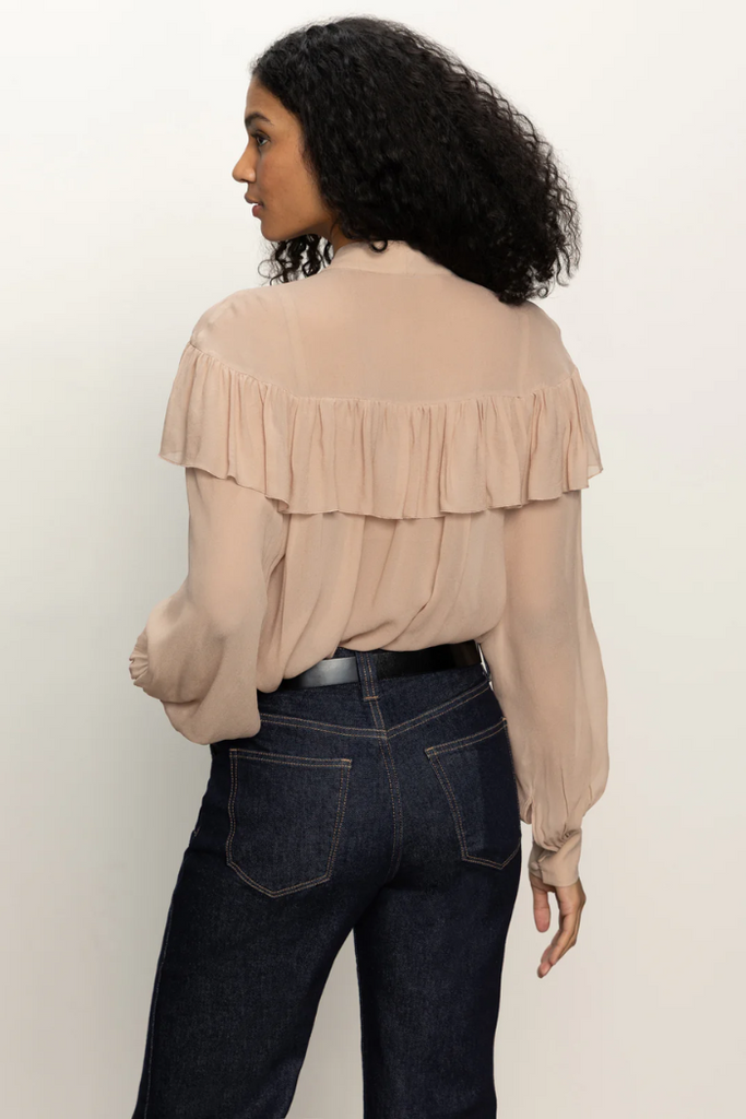 Fade Into You Ruffle Blouse