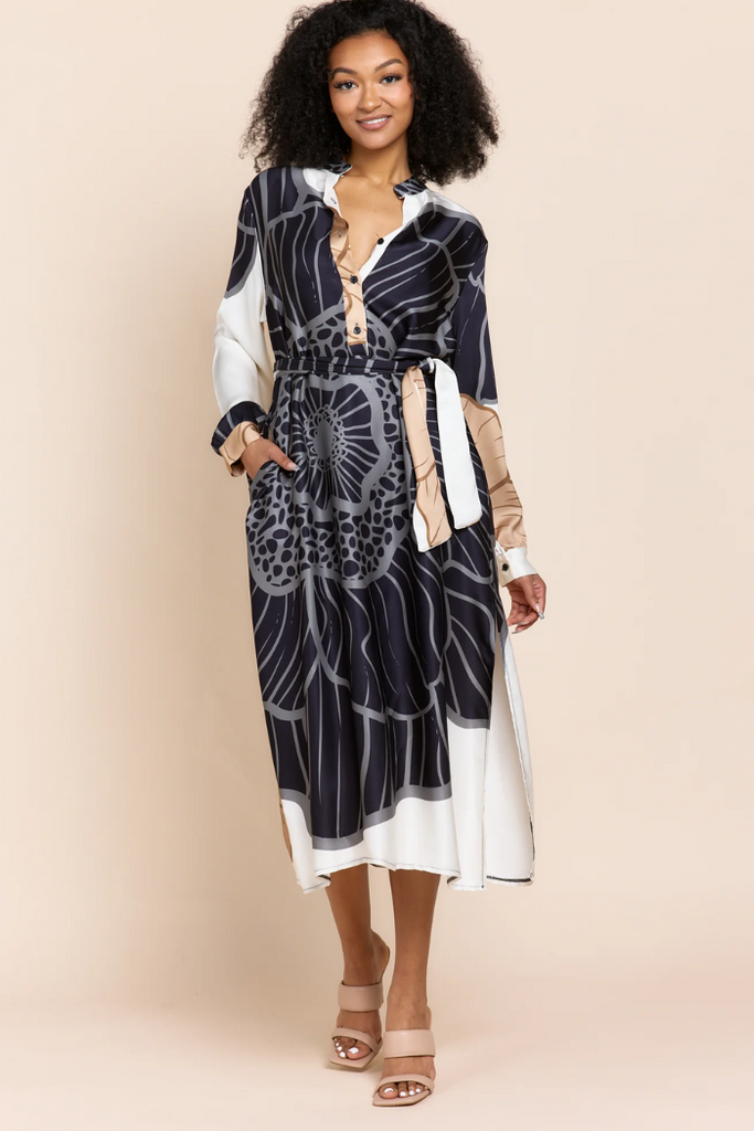 italian satin dress Sofia Collections Women's Dress Tiffany / One Size -