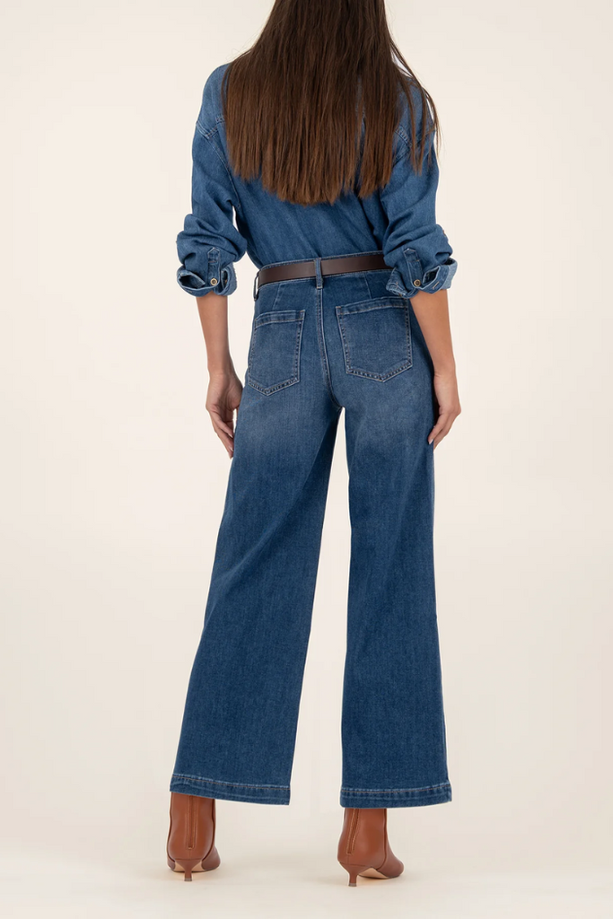 Meg High Rise Wide Leg / Dark Wash