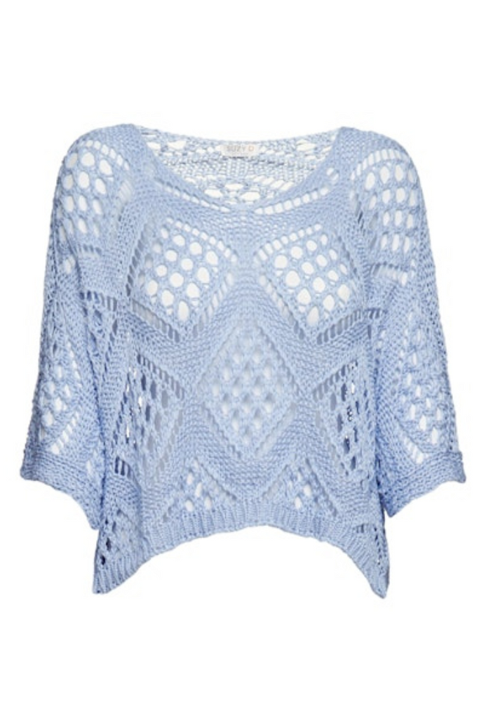Lottie Crochet Batwing Sweater