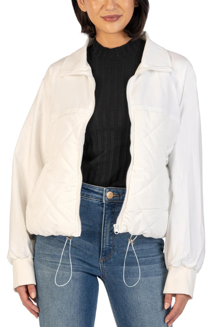 Adley Mixed Media Jacket | Love, JUDE Clothing