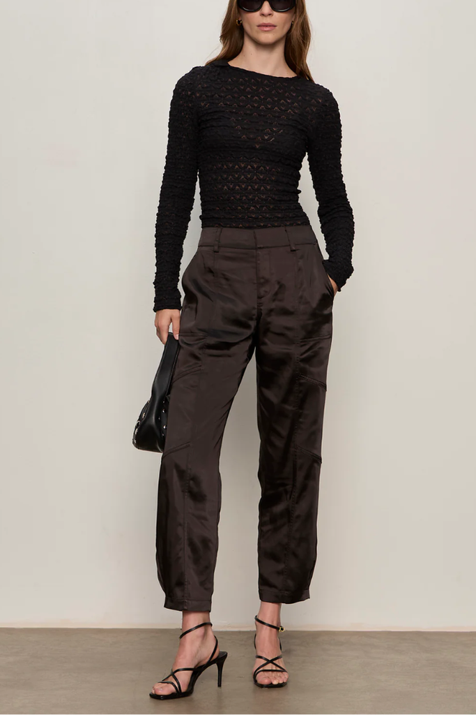 Sahara Satin Tapered Pant