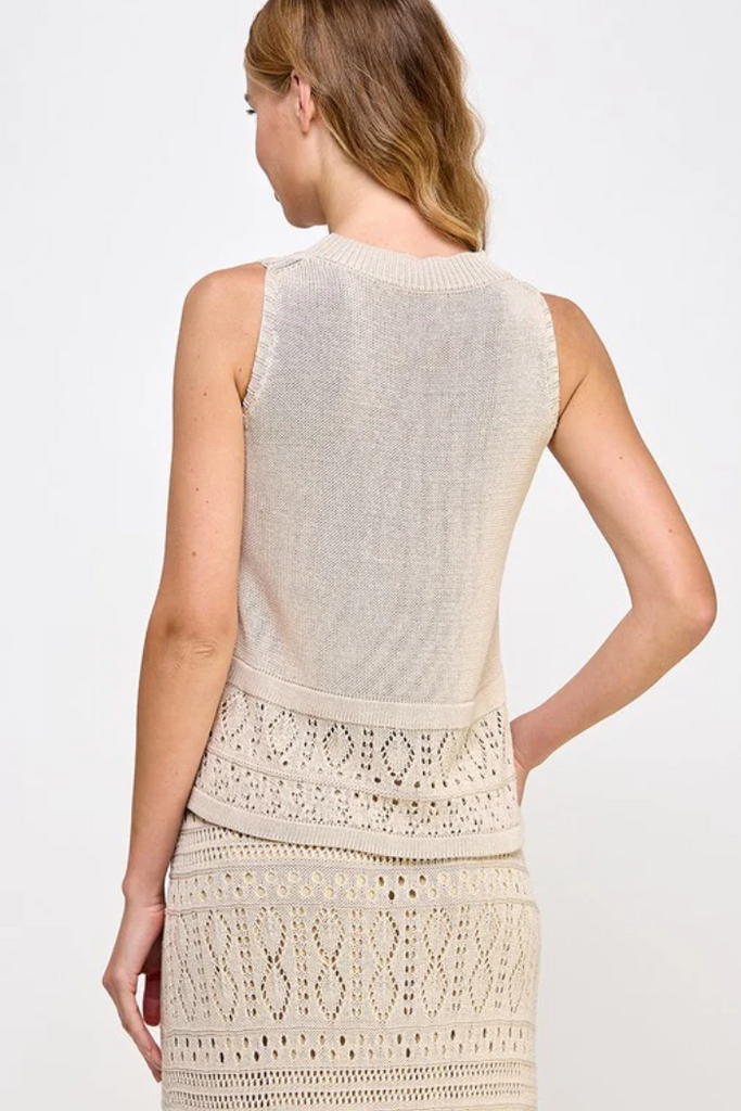 Knit Crochet Top