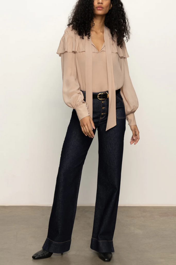 Fade Into You Ruffle Blouse