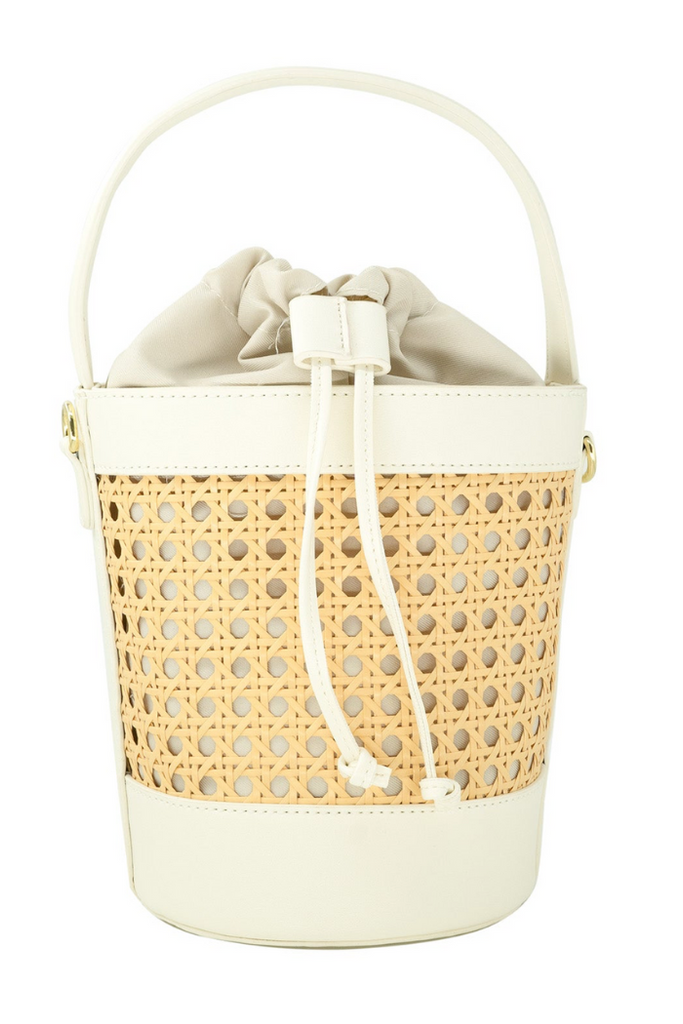 Straw Bucket Bag