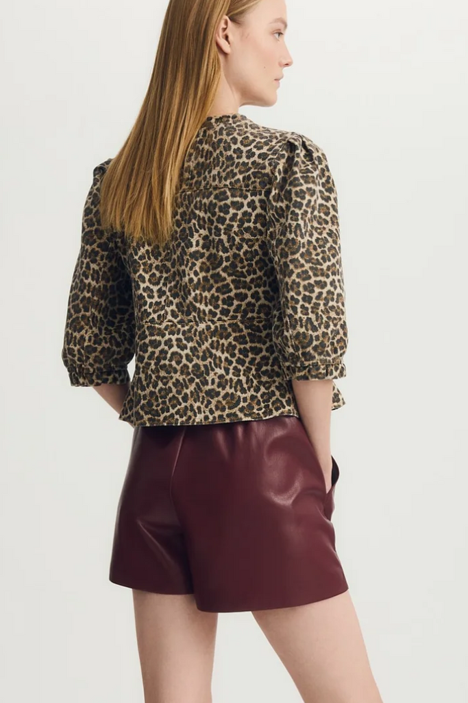 Yumi Vegan Leather Shorts