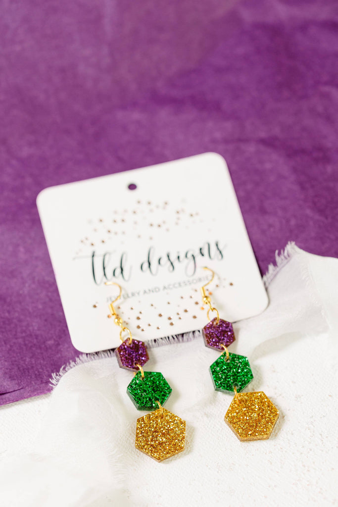 Mardi Gras Dangles